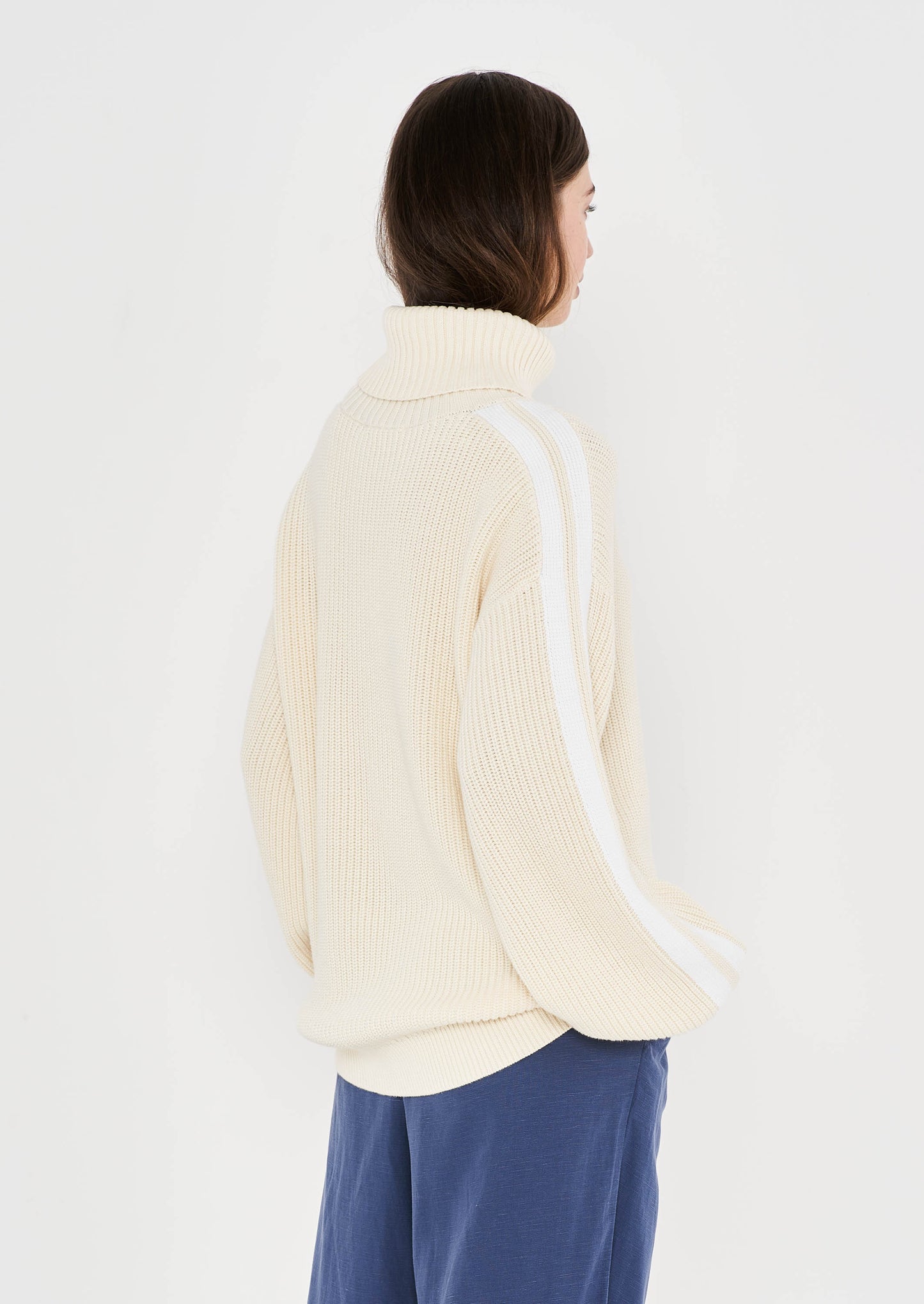 Roll Neck Loose Fit Knit