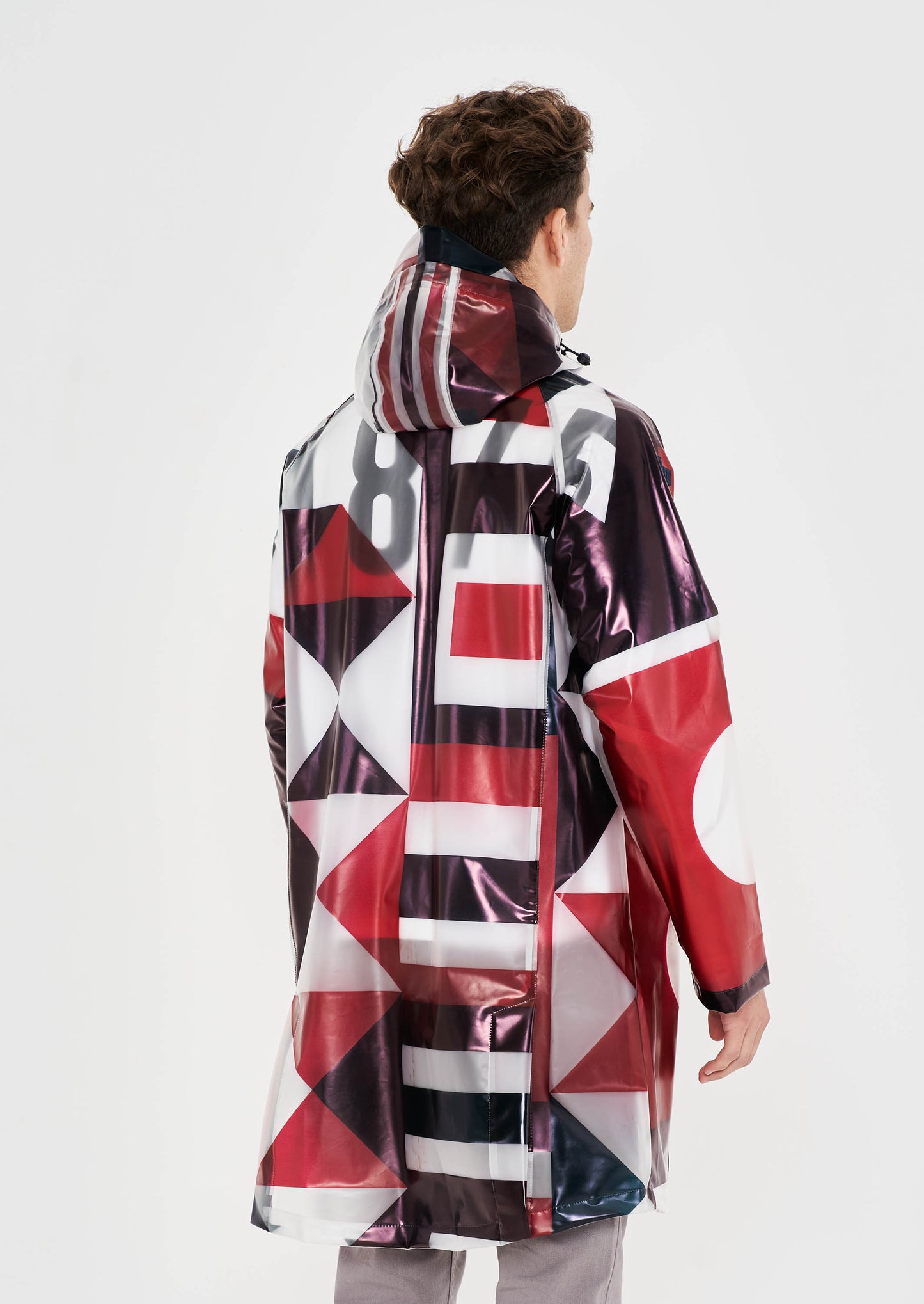 Hurlingham Polo Ribbons Printed Transparent Jacket