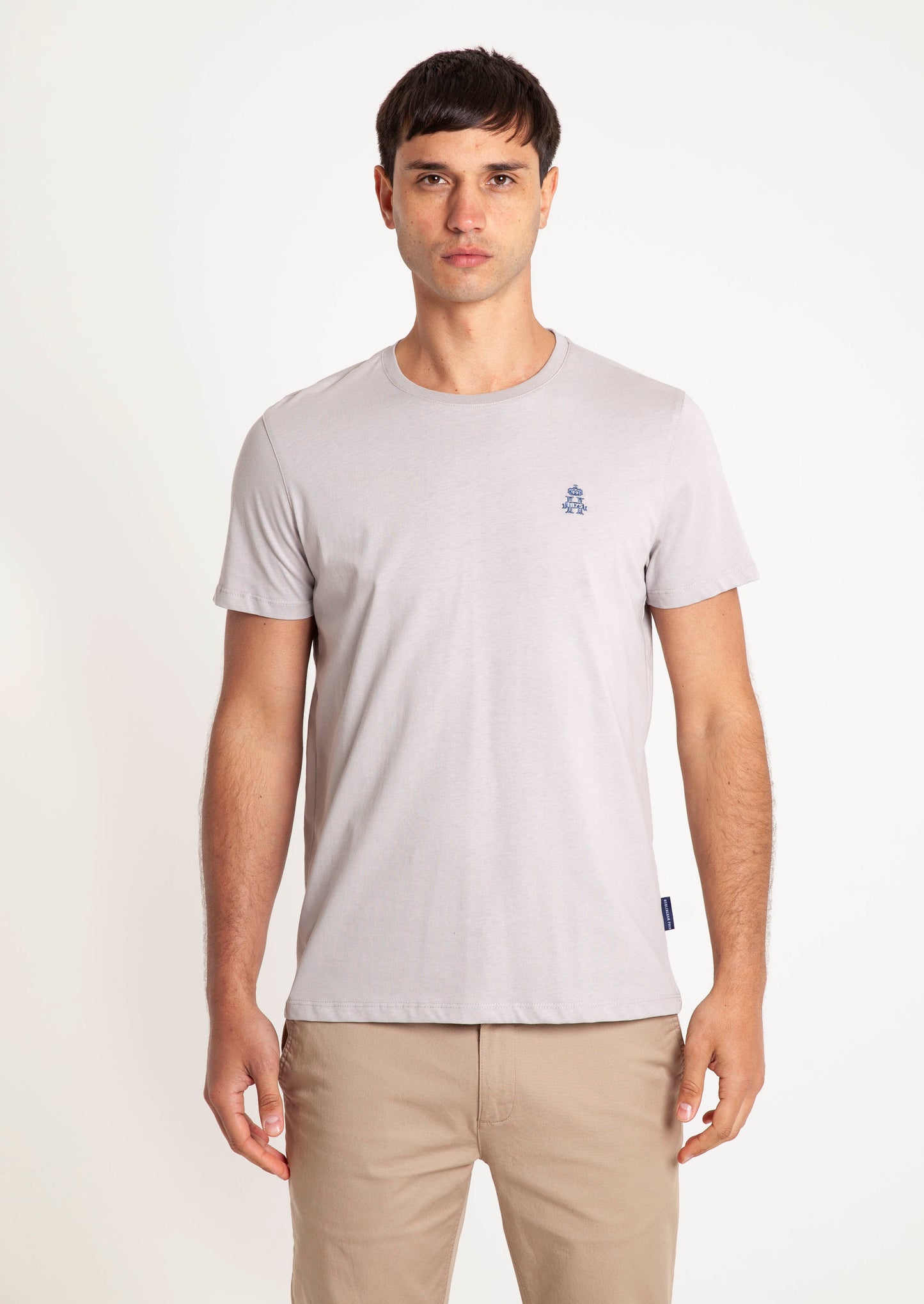 Small Logo T-Shirt - Light Ash