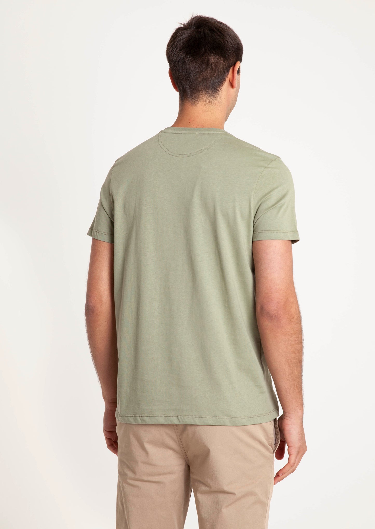 Tartan Crest T-Shirt - Military