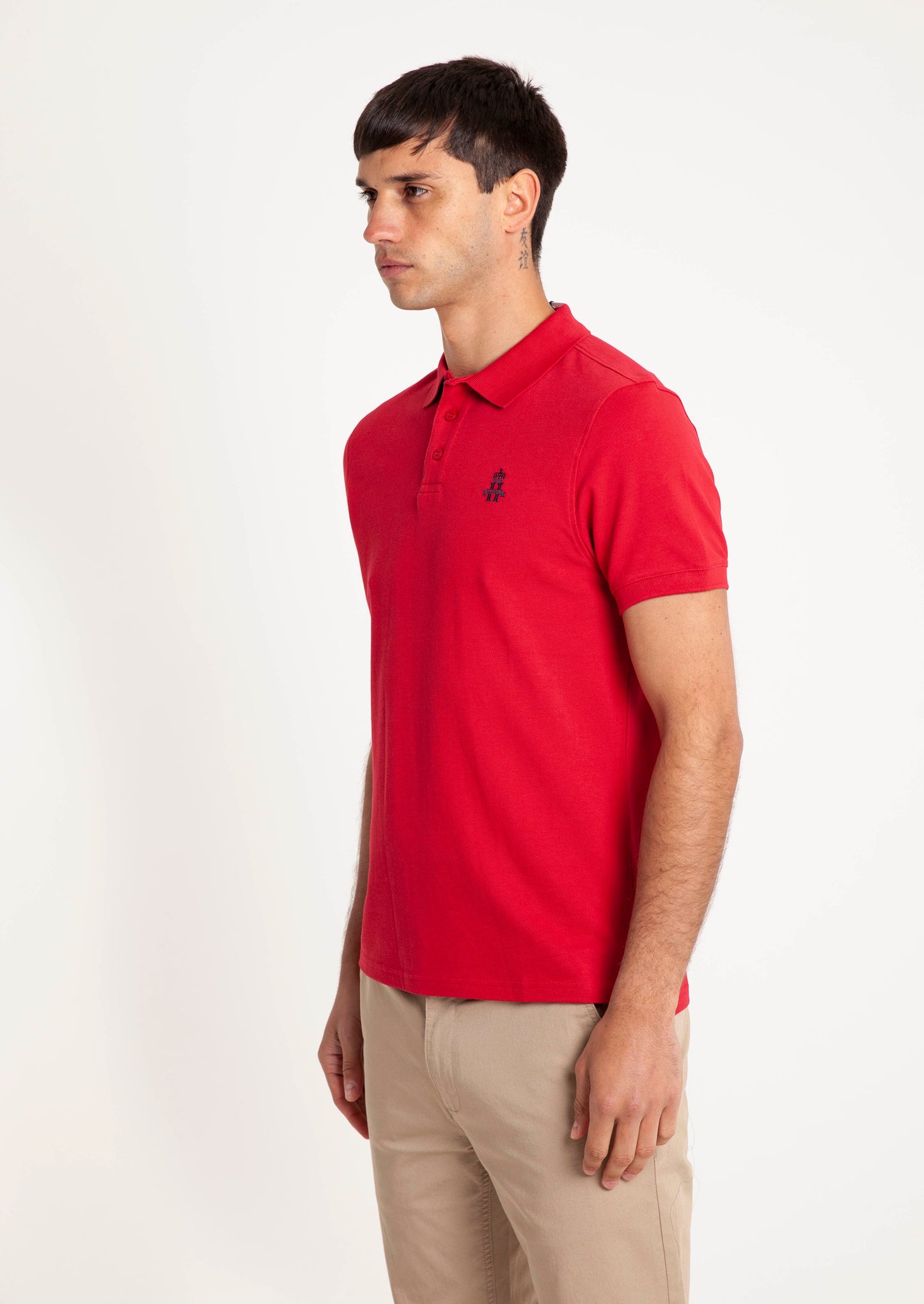 Core Polo Shirt - Scarlet