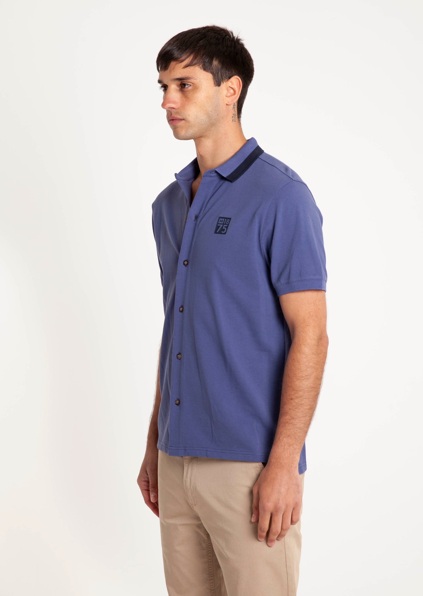 Shirt Polo - Stone Blue